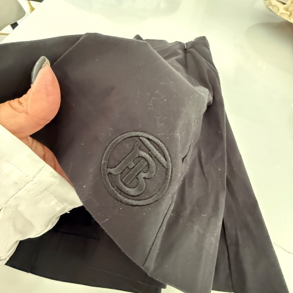 Burberry Girls Black Pleated Kilt Skirt Adjustable Waist Sz 12 - Picture 3 of 6